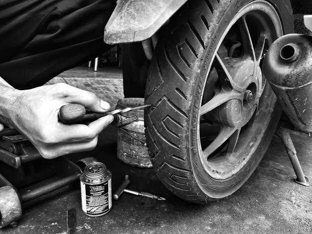 How to fix a flat motorcycle tire